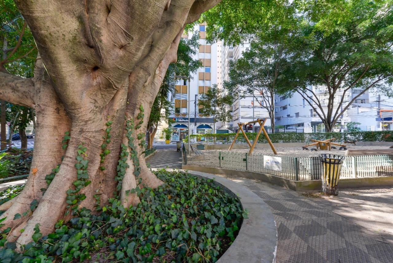 サンパウロLindo Apartamento No Coracao De Higienopolisアパートメント エクステリア 写真